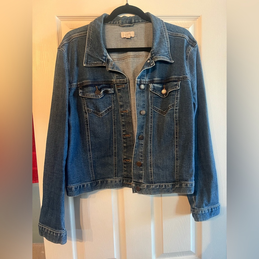 Loft Women's Blue Denim Jacket